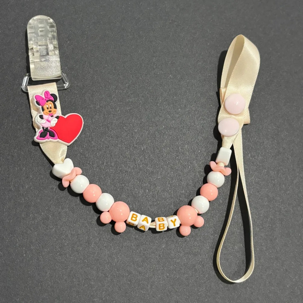 Kawaii Baby Pacifier Chain Clip False Tooth Nipple Fixing Clip BPA-Free Material Baby Tooth Chain Toy Gift Suitable for Cute view 3