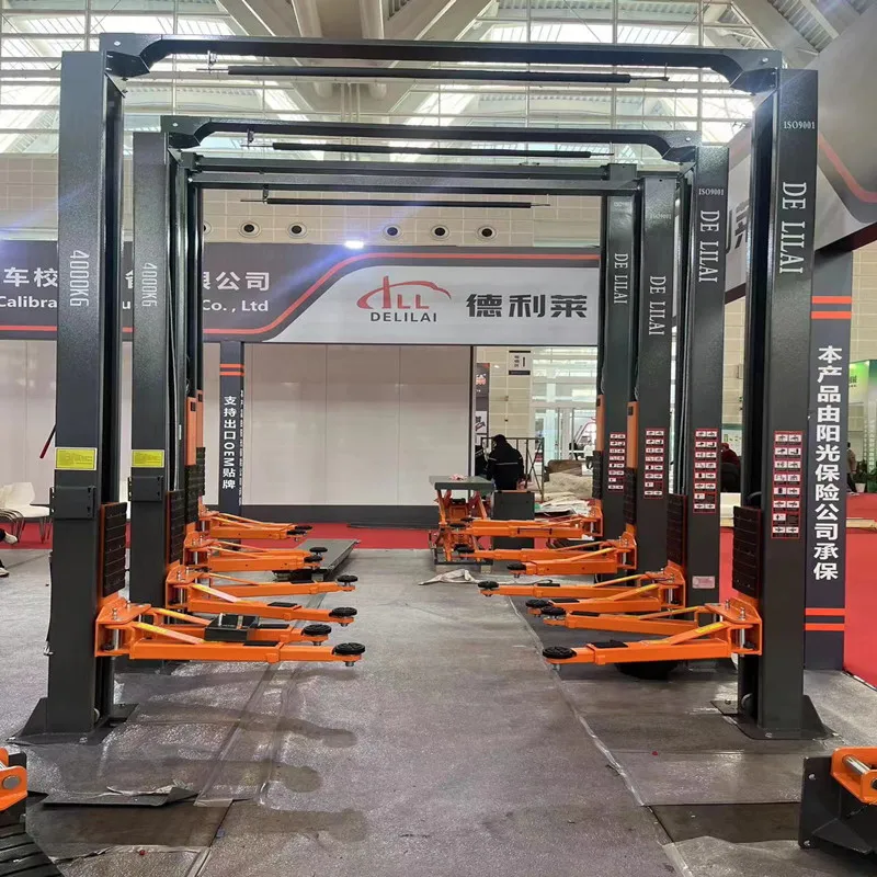 Heavy Duty 4T/5T/6T Double Column Gantry Two Post Auto Hoist 2 Post Car Lift Clear Floor Hydraulic Vehicle Elevator