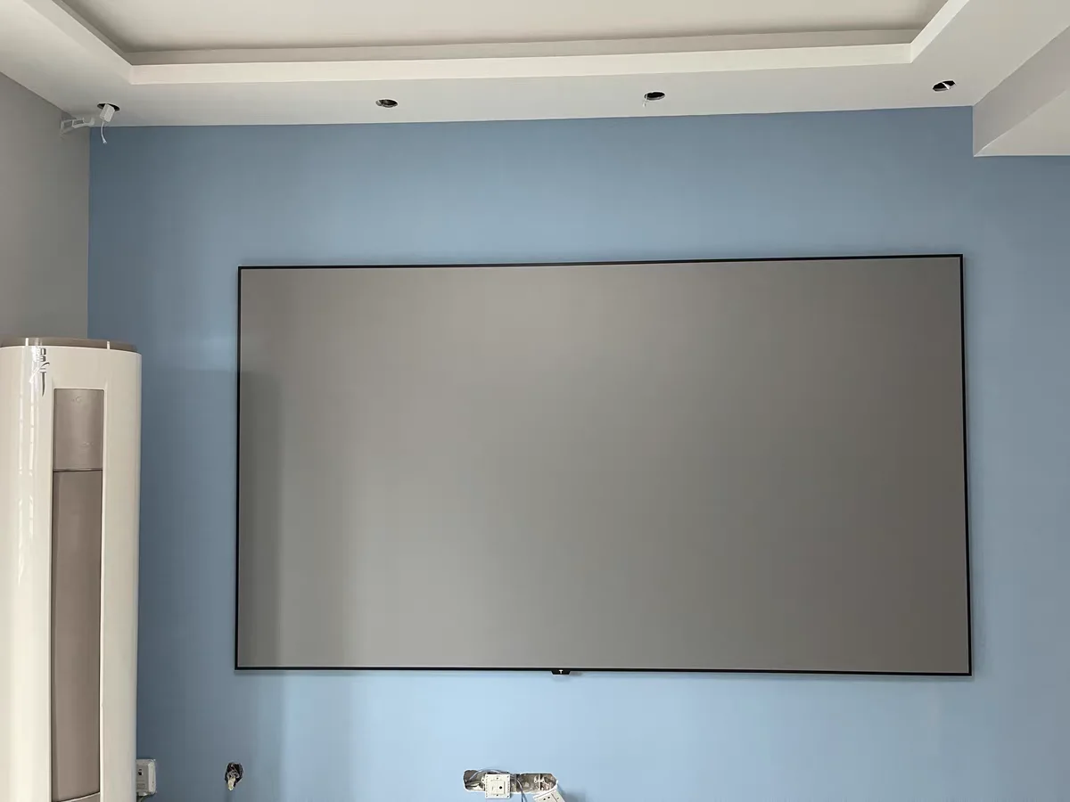 110 Inch 16:9 Short Throw Ambient Light Rejecting (ALR) Projector Screen Fabric
