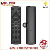 Smart Voice Remote Control 2.4G Wireless Backlit BT5.0 Air Mouse Gyroscope IR Learning For Android TV Box G20 Plus