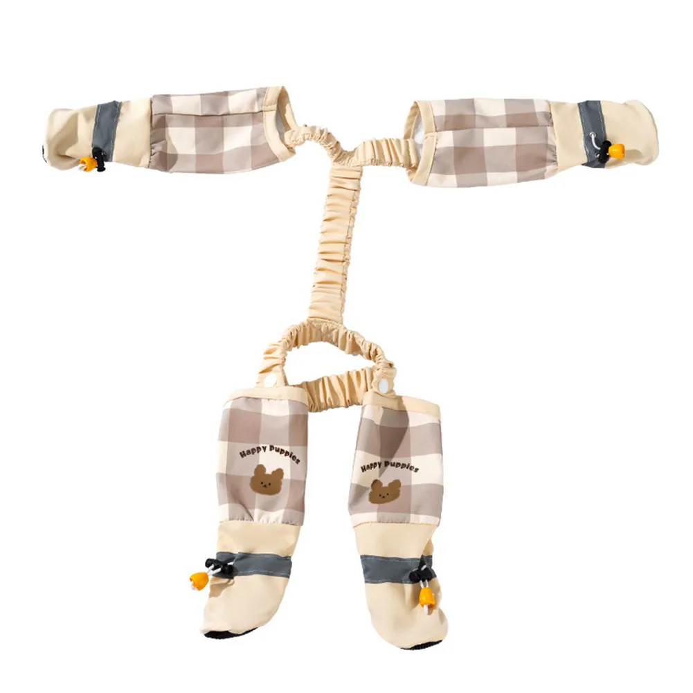 Waterproof Anti-Slip Dog Boots with Adjustable Straps