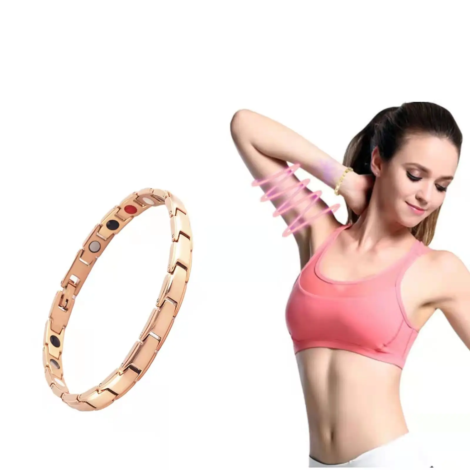 Slimming Product Therapy Bracelet Weight Loss Energy Slimming Bangle for Arthritis Pain Relieving Fat Burning Envio Gratis Slime