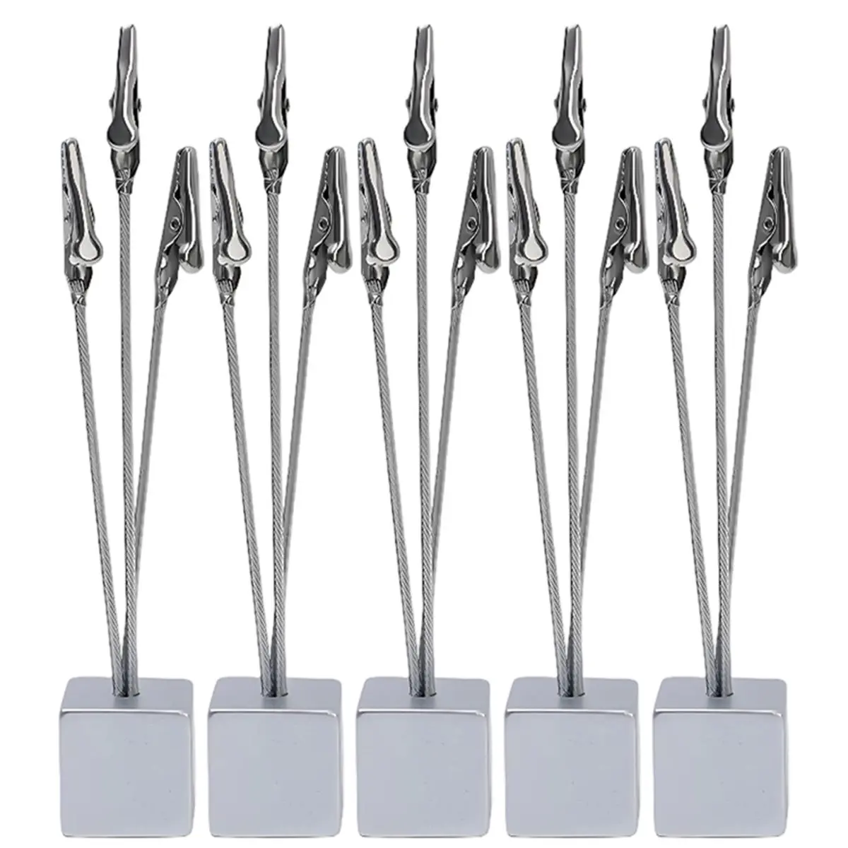 2026 Trend Cube Base 8-Branch Tree Style Memo/Card/Paper/Photo Holder Table Number Holder for Wedding Party