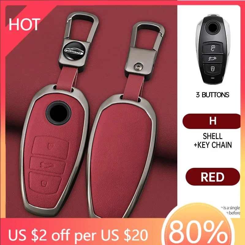 

Стайлинговые молдинги из цинкового сплава, кожаный чехол для ключей от царапин с цепочкой для Volkswagen VW Touareg 2011-2014