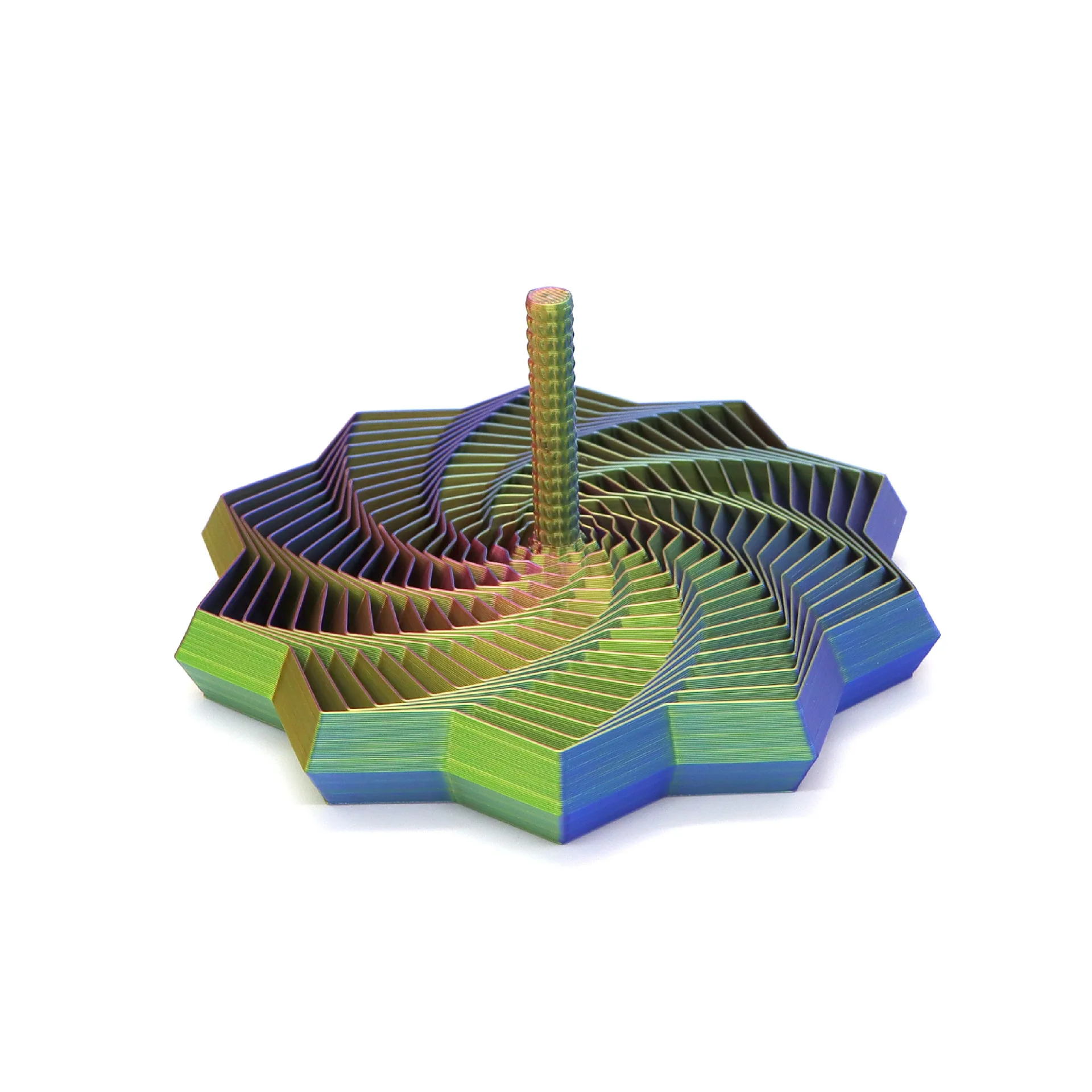3D-printen ster visuele illusie opvouwbare kinderpuzzel speelgoed veelhoekige radijs toren spiraal driedimensionaal desktop klein speelgoed