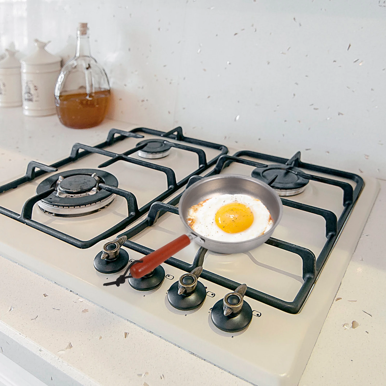 

1pc Stainless Steel Small Cooking Pot Multi Functional Butter Melting Pan Oil Cheese Chocolate Kitchen Saucepan Mini Frypan Egg