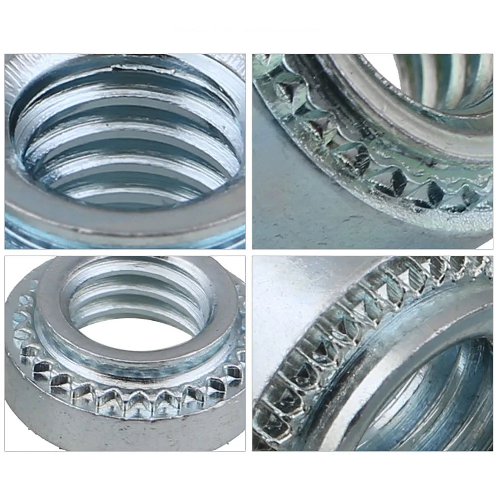 20/50/100Pcs Environmentally Friendly Galvanized Rivet Nuts For Products Of Punching Machines And Riveting Machines Assembly Nut