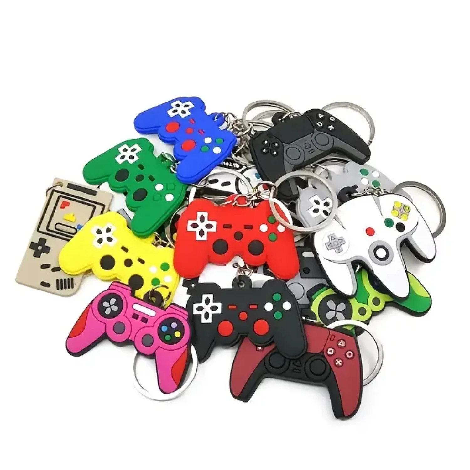 Cute Gamepad Keychains for Kids Boys - Fun Party Favor Supply (1pc)