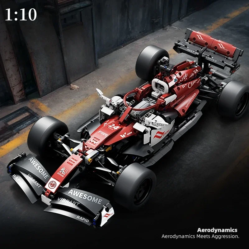テクニカルスーパースポーツカーフォーミュラレーシングビルディングブロックシティスピード有名な車両レンガ MOC 組み立てるおもちゃ子供の誕生日ギフト