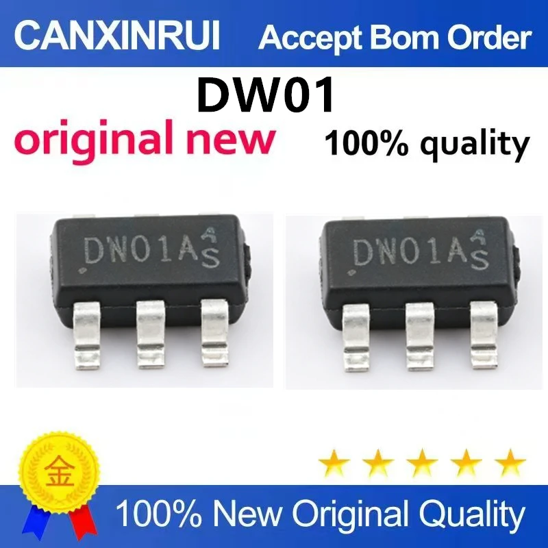 （5pcs-100pcs）New original DW01 patch SOT23-6 mobile power lithium battery protection chip