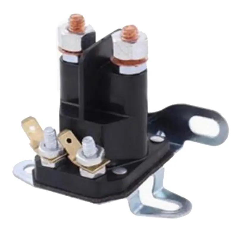 ABDJ-ZD-017 Lawn Mower Starter Solenoid And Key Switch Relay Combo Kit- Complete Set For Garden Power Tools Equipment