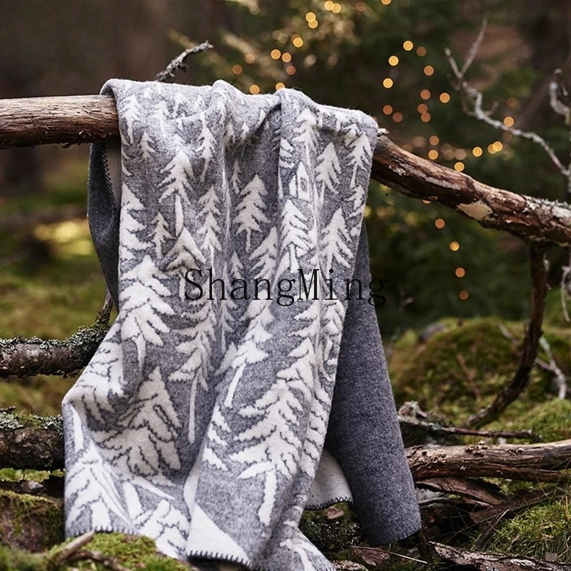 

ZYY household high-end soft and comfortable sofa wool blanket air conditioner nap blanket