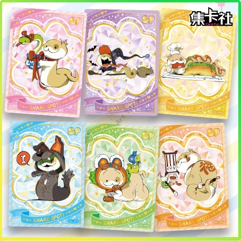 Card.Fun Version Puppy Snake Spot Card Author Signature Card Collection Anime Peripheral Toys Flash Card