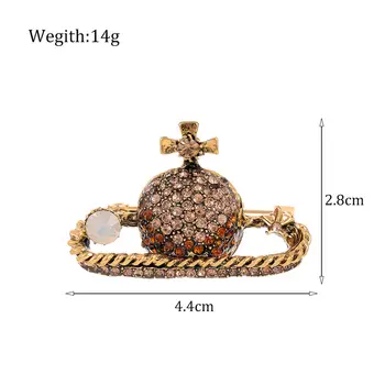 8 best sales Saturnbrosche - №6