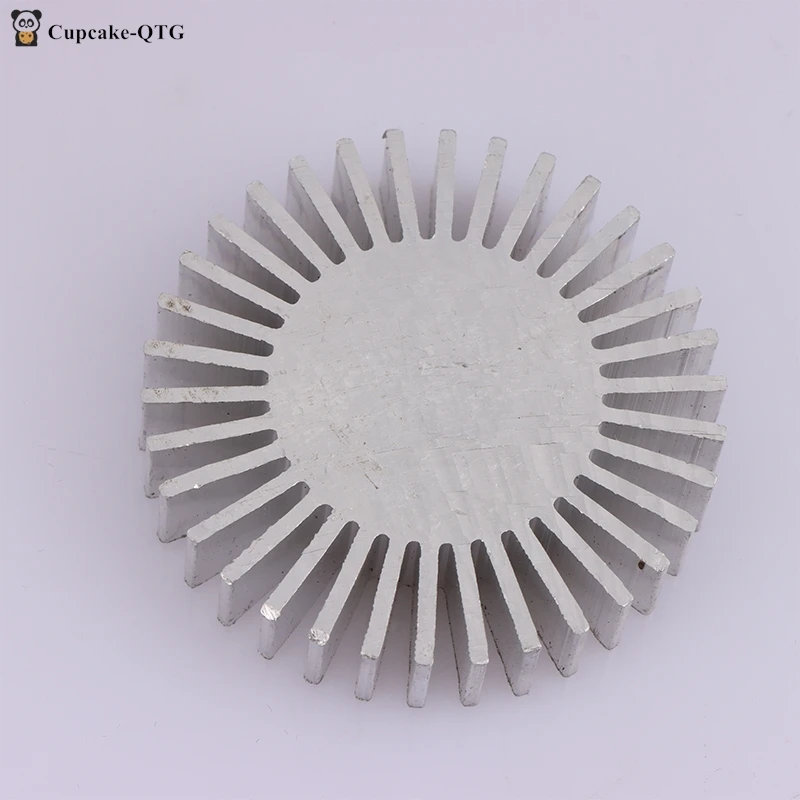 COB Radiator Diameter 50mm 3~7W High Power Led Heatsink Sunflower Solid Radiator Round Alloy Aluminum