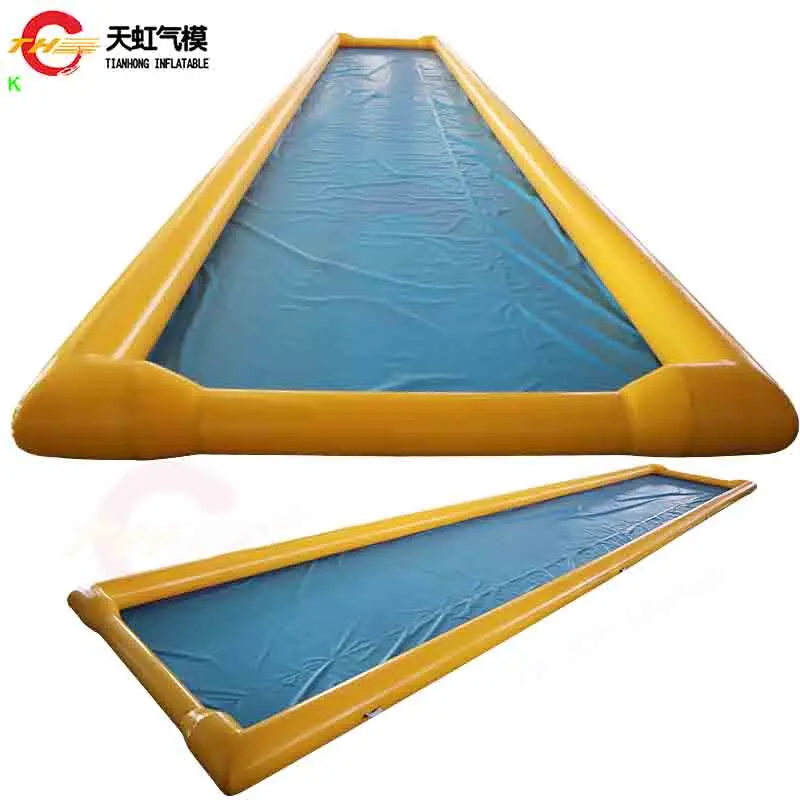 

Fast Shipping Inflatable Skimboarding Pool Slider Backyard Water Surf Track