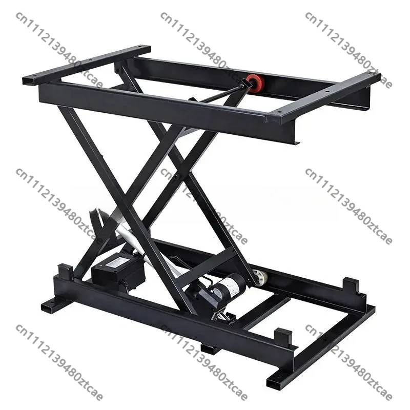 

300kg Electric Coffee Dining Table 24V Wired Remote Control Foldable Iron Frame Multifunctional Home Lifting Furniture