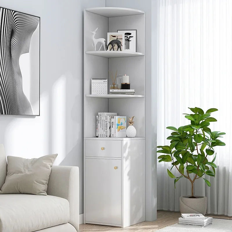 e Corner Cabinet Wall Corner Storage elf Living Room Bedroom Side Cabinet Organizer Triangular Corner Ra
