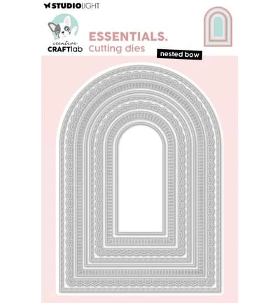 Stansmal Nested Squares Scallop Nested Bow Metal Cutting Dies for DIY Handmade Scrapbooking Photo Album Christmas July 2026 New view 5