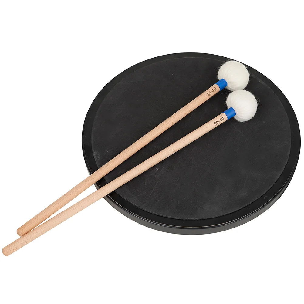 

2pcs Felt Drumstick Durable Wooden Handle Snare Mallets Timpani Sticks Percussion Instrument Accessory Beginner Gift