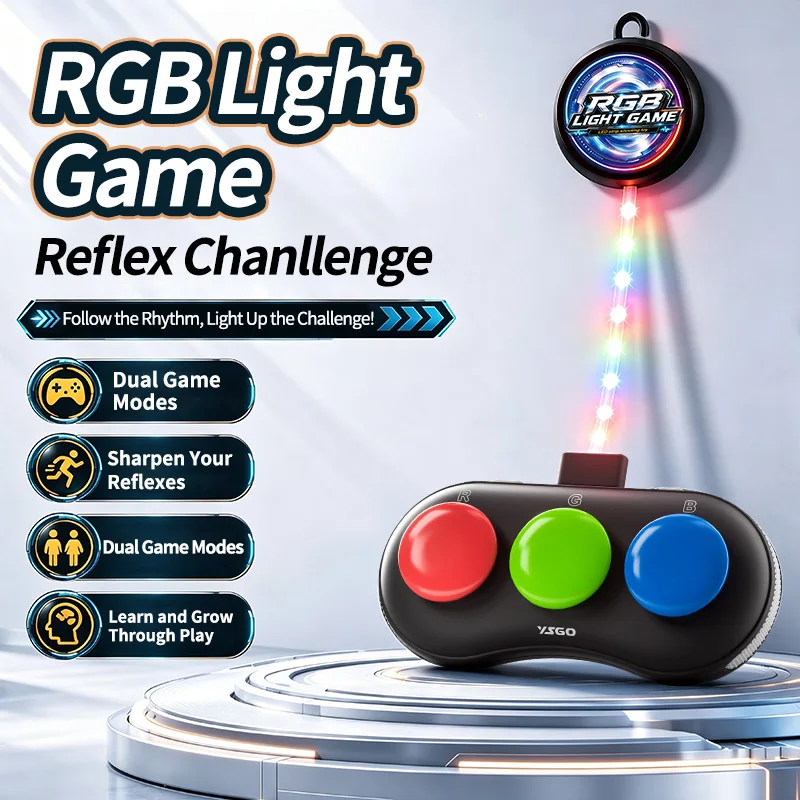 New Glowing Toy Key Light Strip Candy Crush Dynamic Melody Light Elimination Game Machine Trendy Glowing Plaything