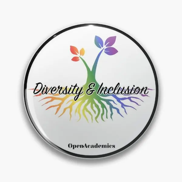 Openacademics Diversity And Inclusion Tr  Soft Button Pin Brooch Decor Cartoon Gift Women Funny Lover Lapel Pin Creative Fashion