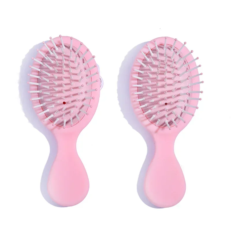 Girls Hair Comb Candy Color Hairbrush Scalp Massage Comb Women Wet Curly Detangle Hair Brush Girl Hair Brush Baby Pink Hairbrush