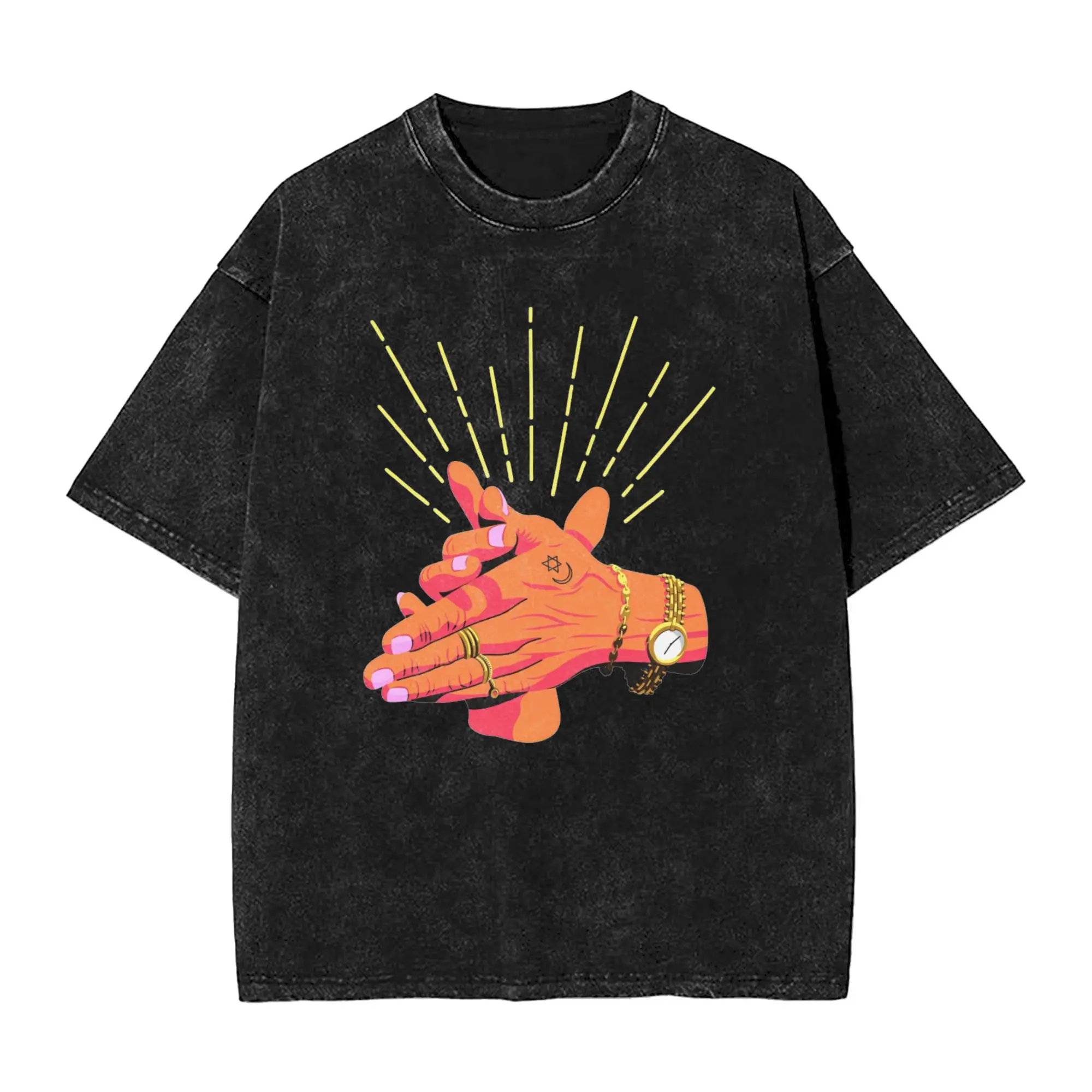 Camiseta De Camarons De La Isla Flamenco, ropa De calle De verano, camisetas De algodón Harajuku, camiseta para hombre De manga corta, ropa personalizada DIY