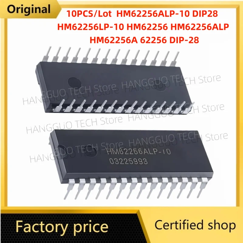10PCS/Lot  Brand new and original  HM62256ALP-10 DIP28  HM62256LP-10 HM62256 HM62256ALP HM62256A 62256 DIP-28
