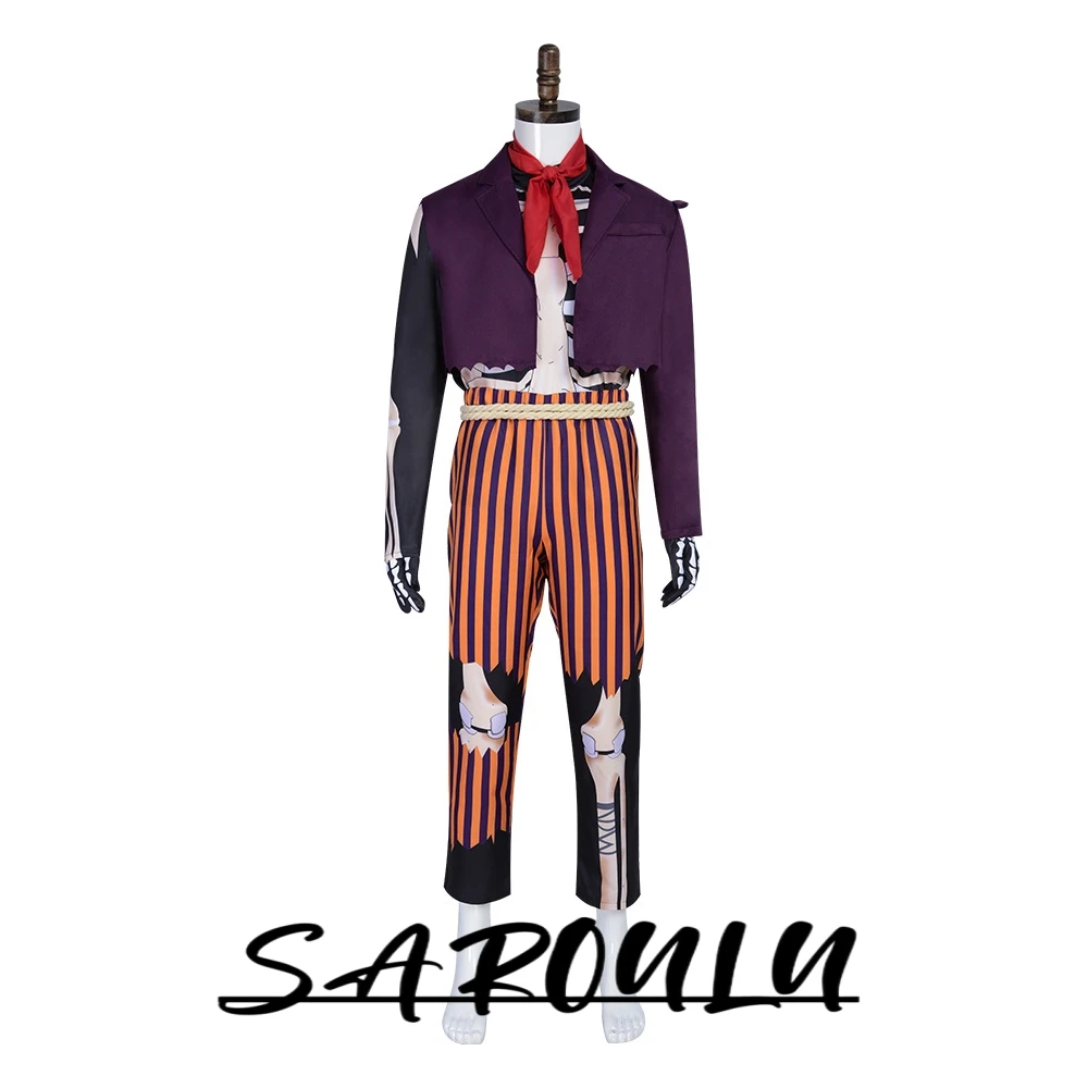 

Cosplay Halloween Men's Suit Set , Game Party , Chic Stage Performance Tudexo, Underwear Pants Jacket Bow Tie Straw Hat Gloves