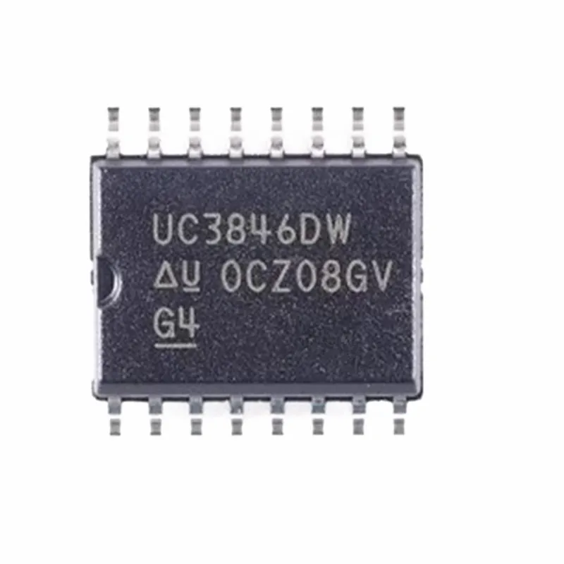 10PCS UC3846DW Current mode PWM controller chip UC3846 patch SOP-16 Brand new import