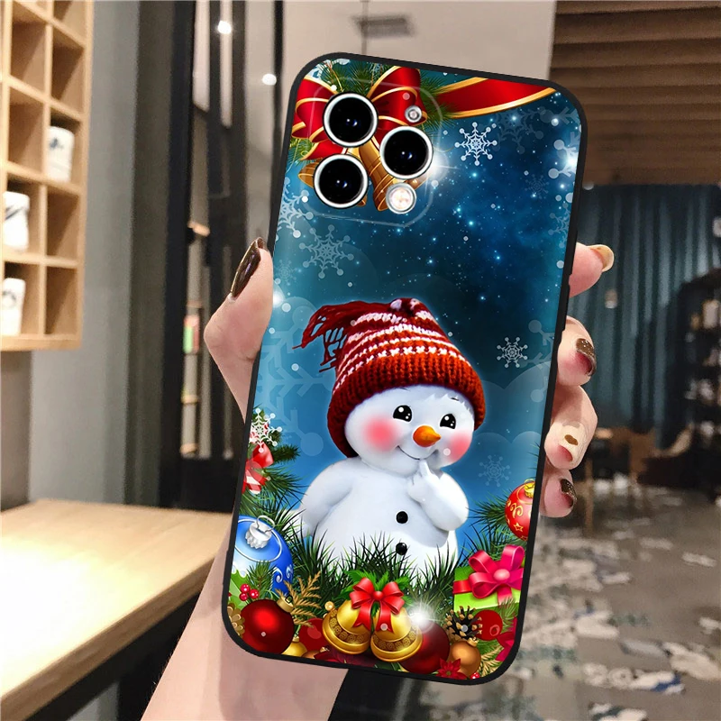 Phone Case For iphone 15 14 Pro Max 13 12 11 Pro Max XSMax XR 12 13 mini 14 Plus Merry Christmas Shell