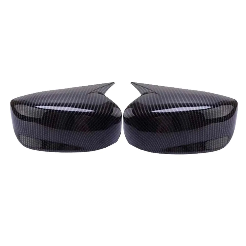 Car Upgrade Door Mirror Cover For Acura ILX 2013-2024 Carbon Fiber Glossy Black Car Rearview Accessories Decoration Styling