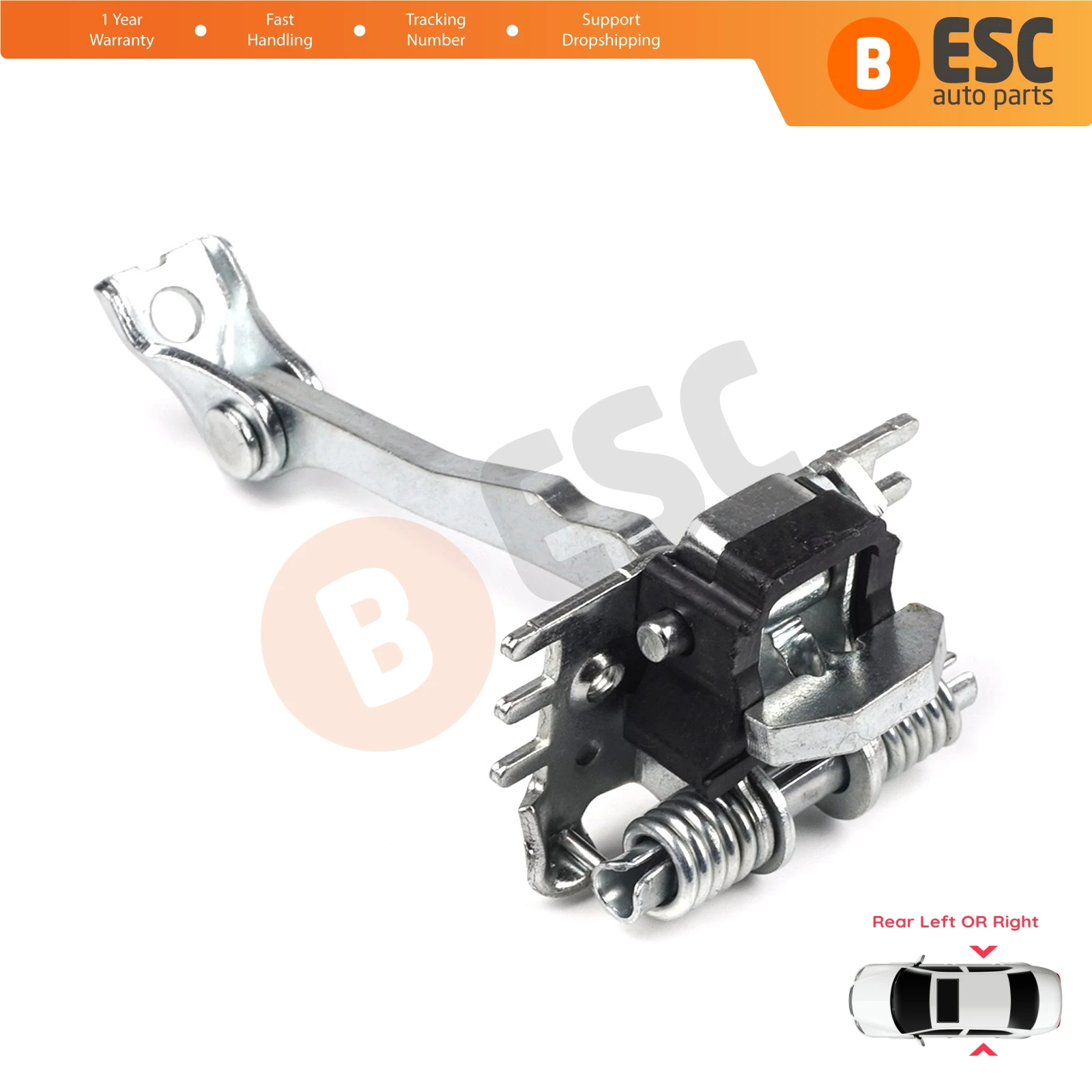 EDP709 Rear Left OR Right Door Catch Hinge Brake Stop Check Strap Limiter 824306303R for Renault Fluence Megane MK3 4/5 Door