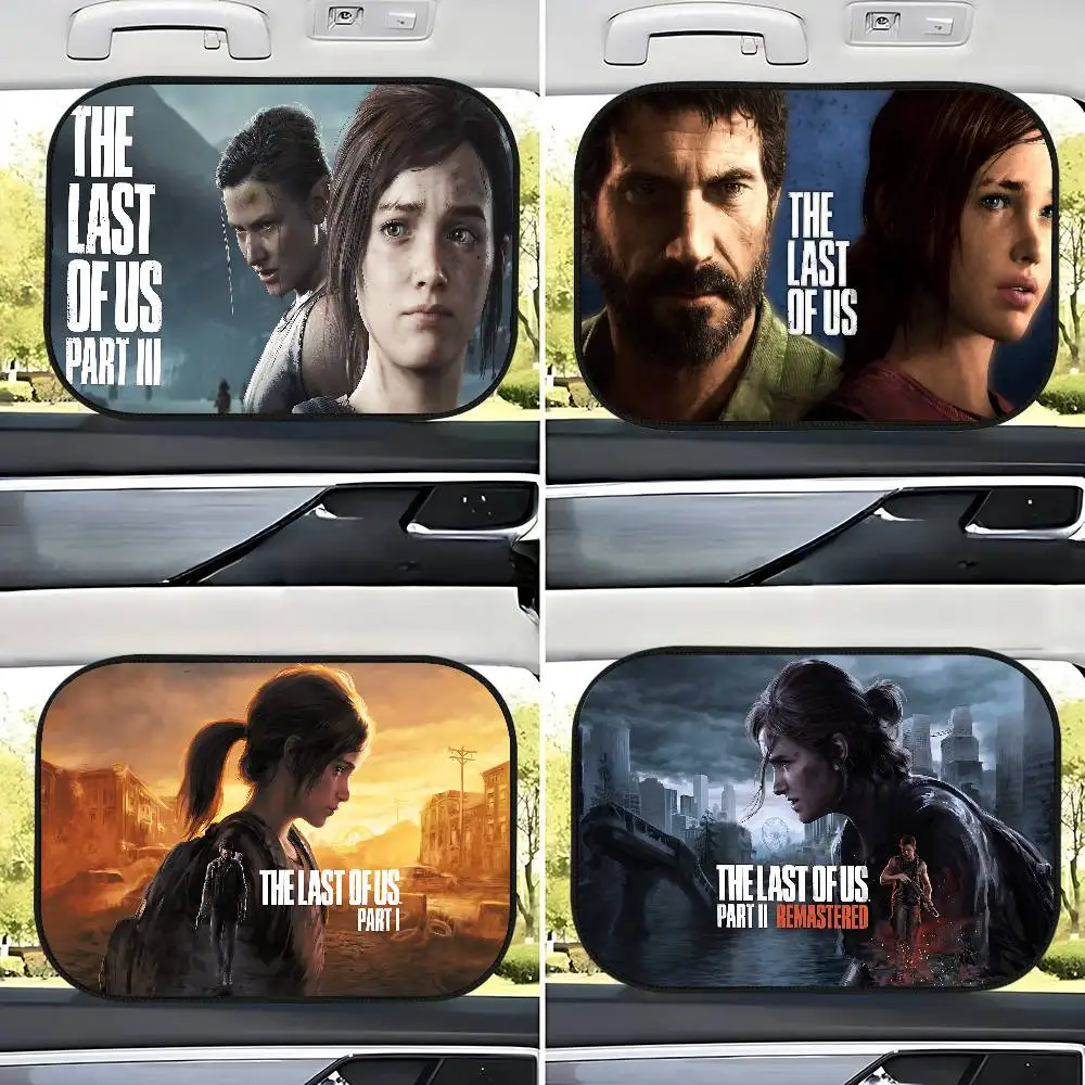 

Game The L-Last Of U-Us Car Electrostatic Film Side Window Sunshades Windshield Auto Window Sunshade Cover For Children Baby