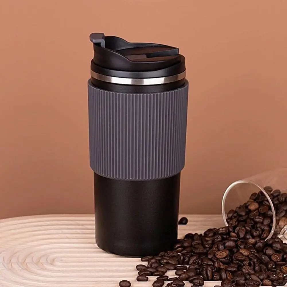 

Insulated Cup Eco-friendly Sealed Lid Easy Cleaning Household Stainless Steel Drinking Cup Birthday Gift