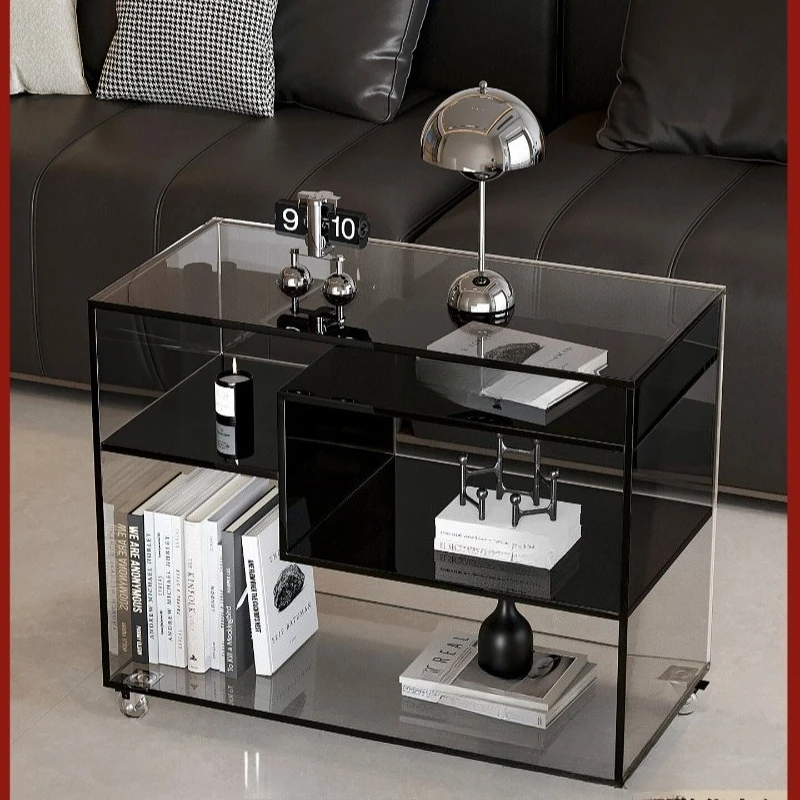 Living room side table, movable sofa side table, Italian minimalist bedside cabinet
