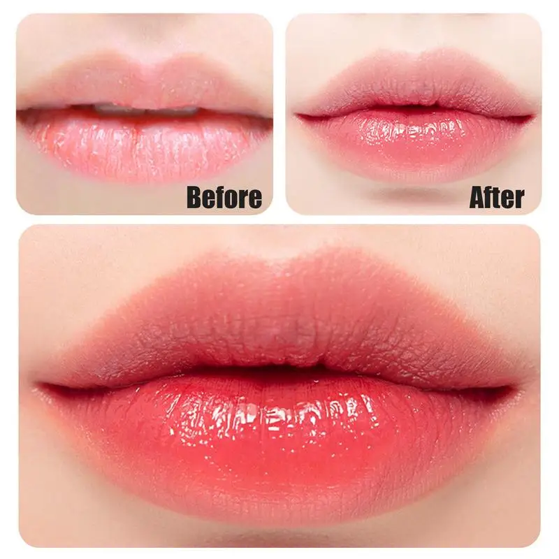 Change Color Lip Balm Moisturizing Lipstick Base Moisturizer Makeup Natural Plant Anti-Cracking Lip Care Anti Chapped Lip Balm