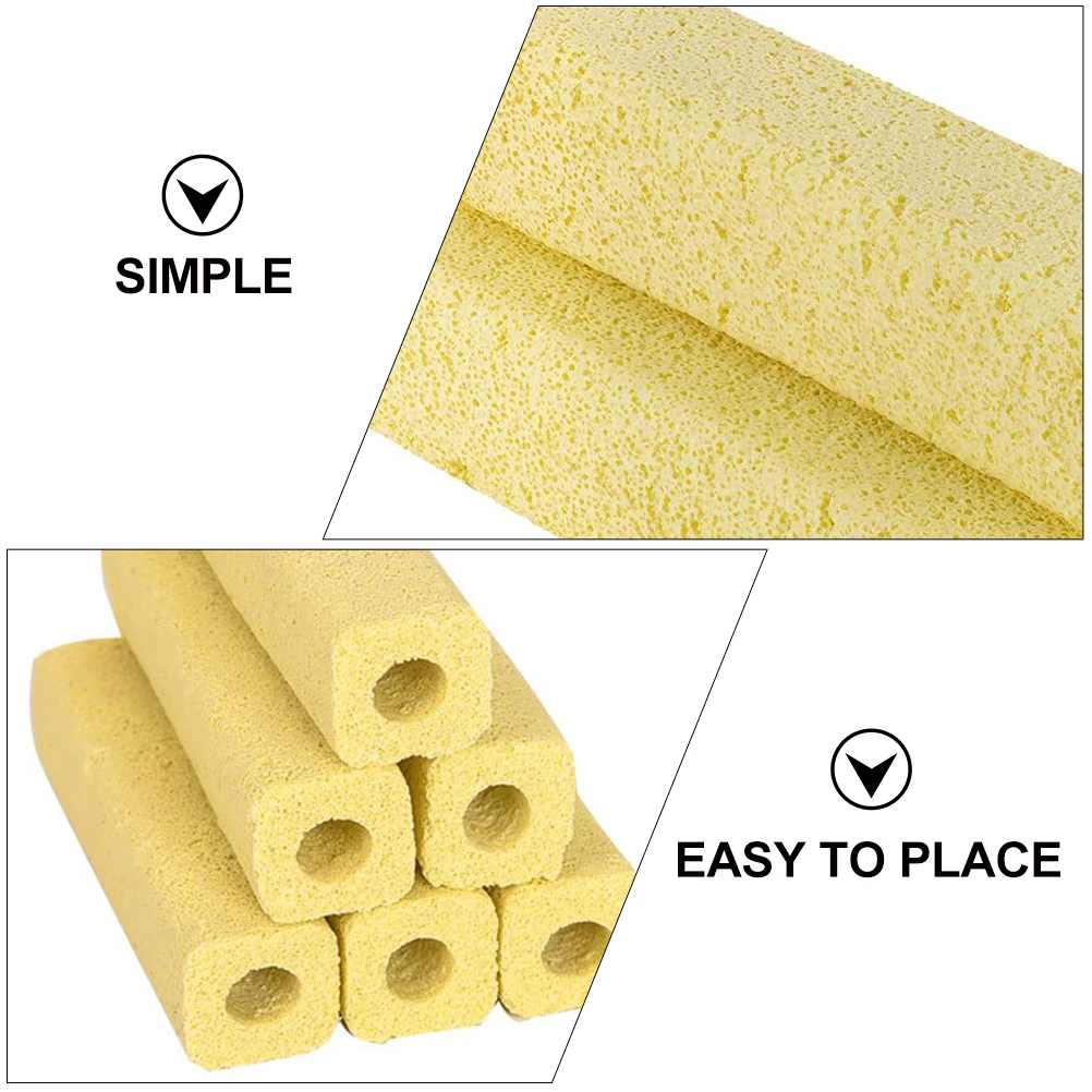

4pcs Aquarium Media Far Ceramic Rings Fish Tank Pond Filter Media Freshwater Filter Block Water Quality