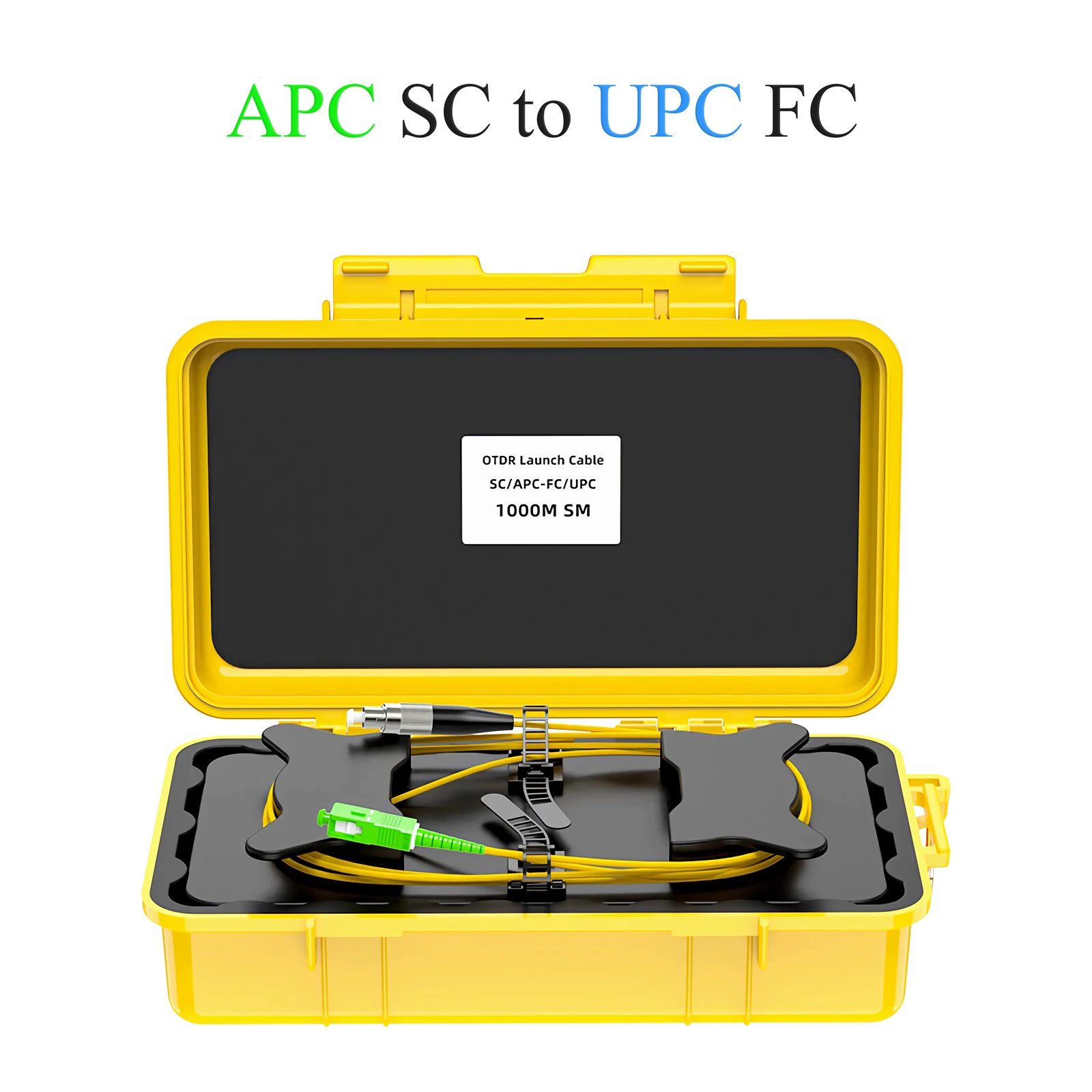 OTDR Launch Cable Test Tool Glasvezelkabel Testbox OTDR Dode Zone Blind Zone Eliminator Single Mode APC/UPC 1310/1550nm