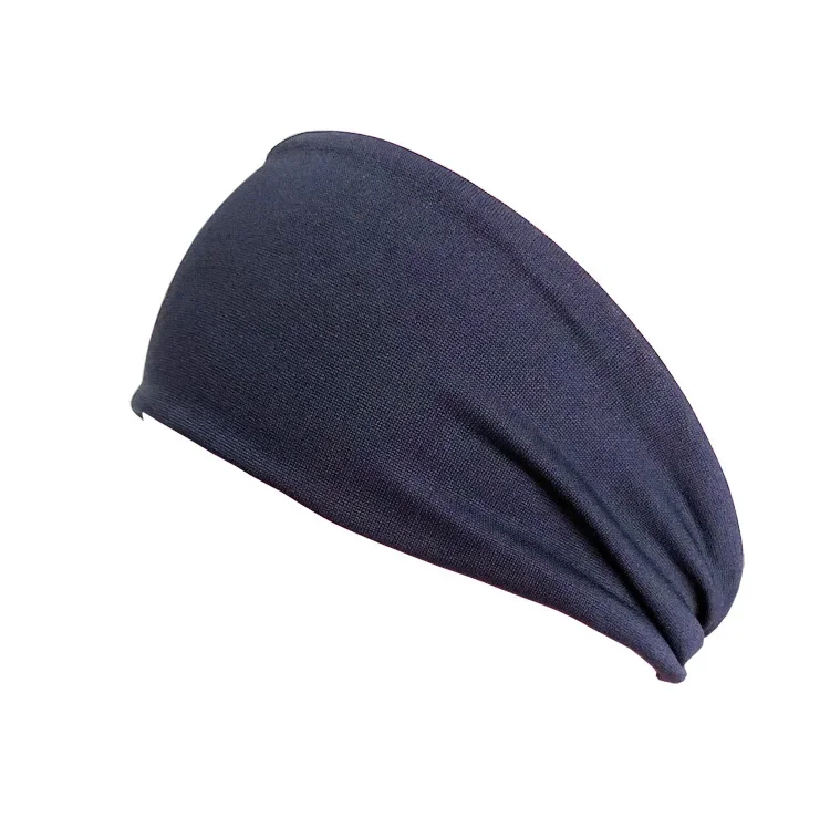 Männer Frauen Sport Stirnband Schweißband Stretch Elastische Gym Fitness Yoga Headwrap Atmungsaktiv Schnell trocknend Saugfähigen Haar Bands – Detail 10