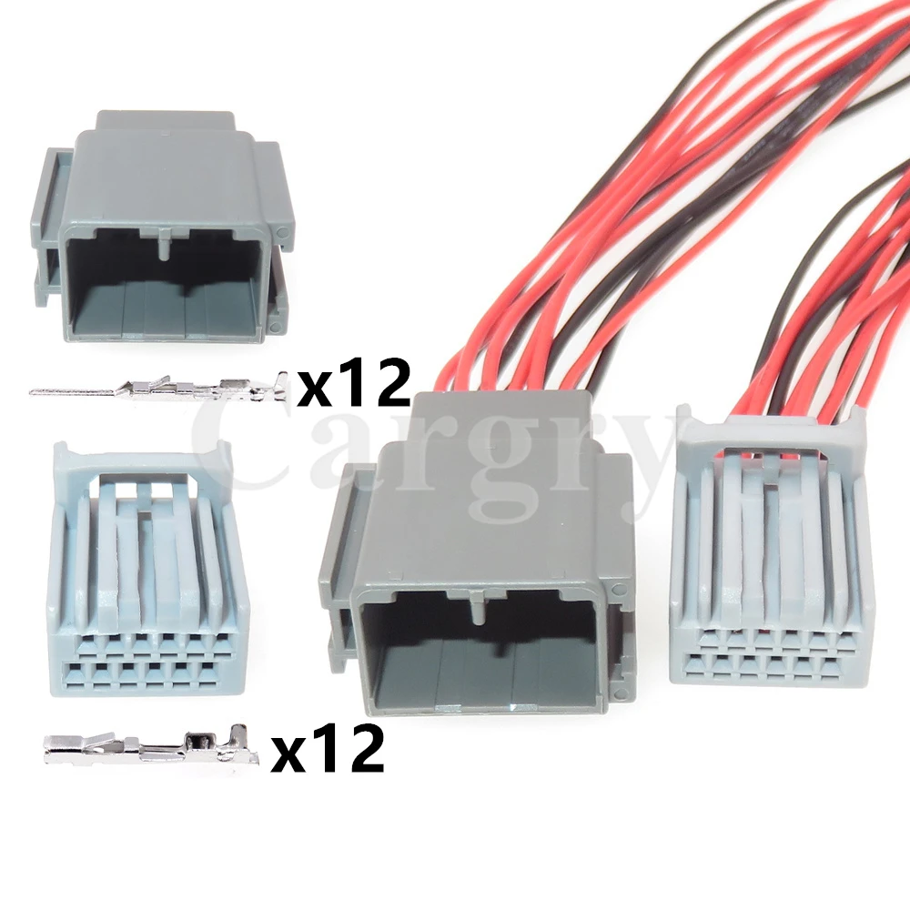 

1 Set 12P MX34012SF1 MX34012PF1 Auto Starter Navigation Wiring Harness Plug Car Host Instrument Wire Socket with Wires