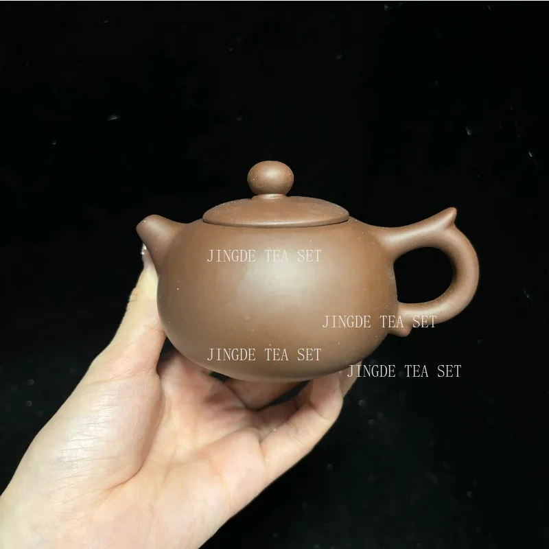 Chinese Yixing Purple Clay Tea Pot Hand Made Pot Dahongpao Mud Tea Set Xishi Teapot Custom Gifts Authentic 120ml