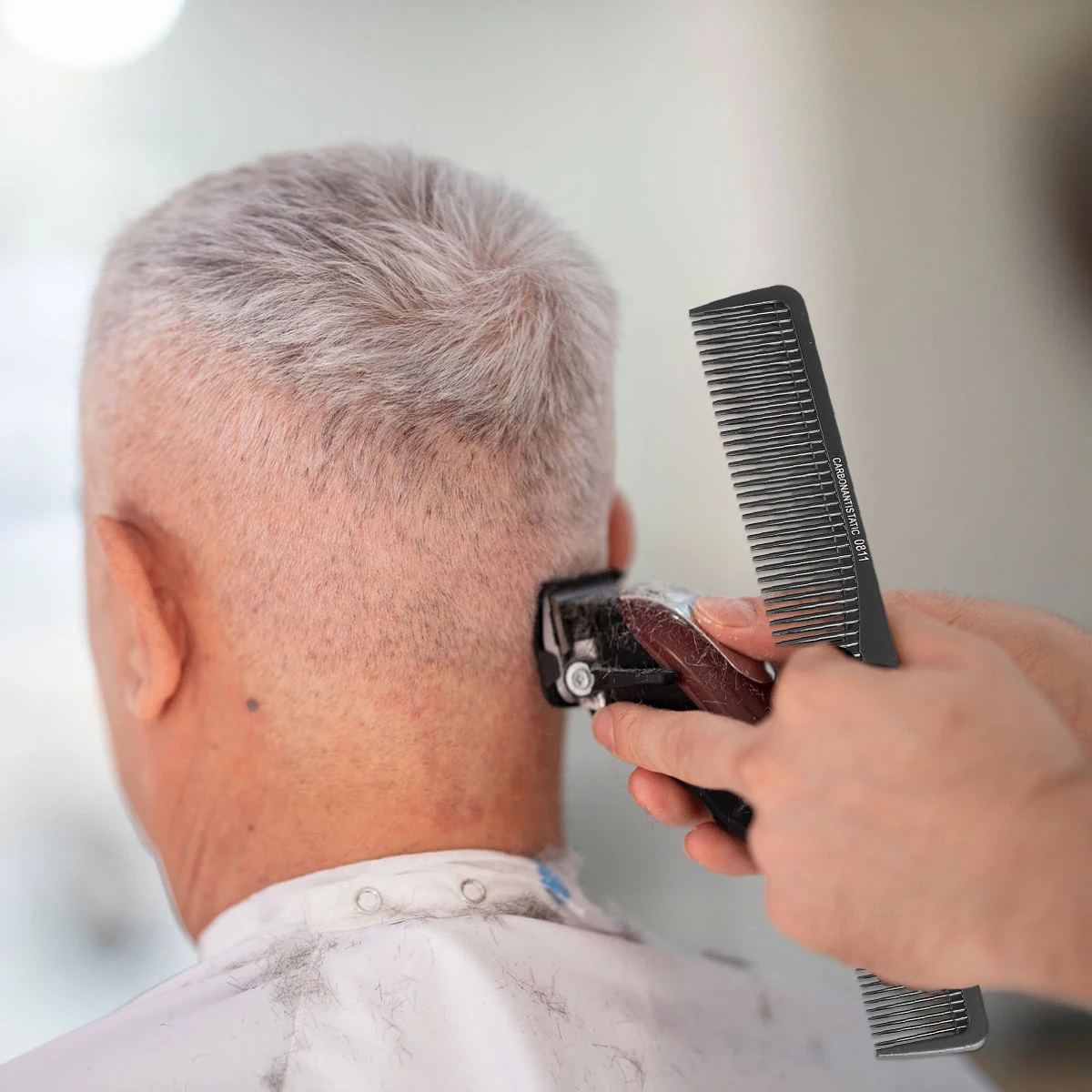 

10 шт., расческа для хвоста, профессиональный инструмент для волос, инструменты для укладки двойного назначения, парикмахерская расческа для салона, гладкие волосы