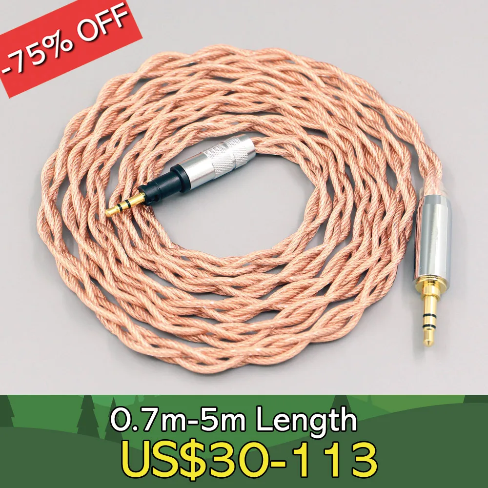 Graphene 7N OCC Shielding Coaxial Mixed Earphone Cable For Sennheiser Momentum 1.0 2.0 Headphone 4 core 1.8mm LN007798