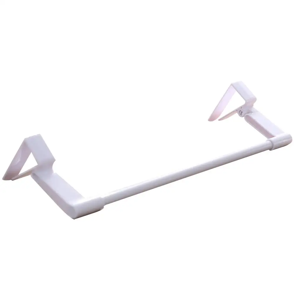 

Multifunctional Single Towel Rack PP Plastic Nail Free Hanging Storage Bathroom Kitchen Storage Hanger Organizer