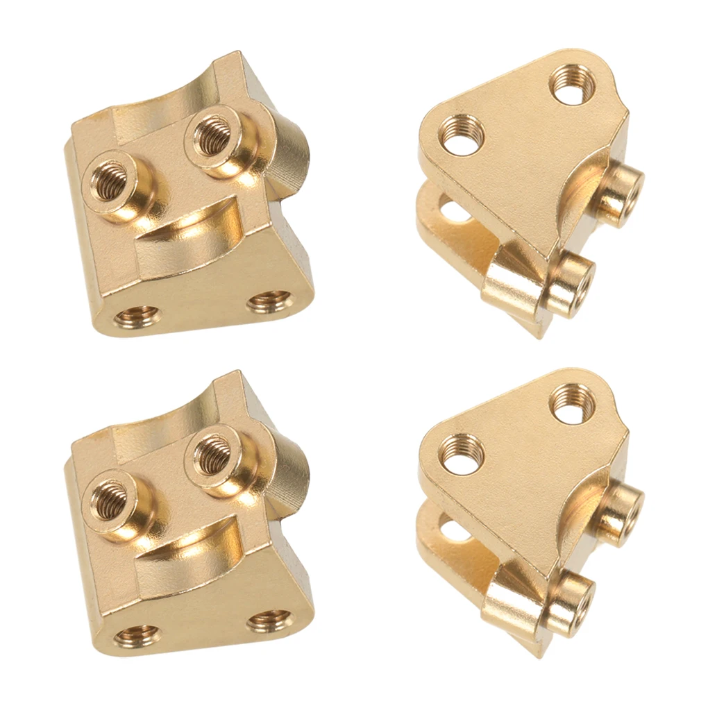 RCGOFOLLOW Brass Weights AR44 Axle Diff Cover Steering Knuckle C-hubs Link Mounts Battery Tray for Axial SCX10 II 90046 90047