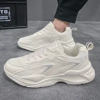 Chaussures de papa épaisses pour hommes, baskets décontractées respirantes avec semelles épaisses pour étudiants, offre spéciale d'été 2025 3
