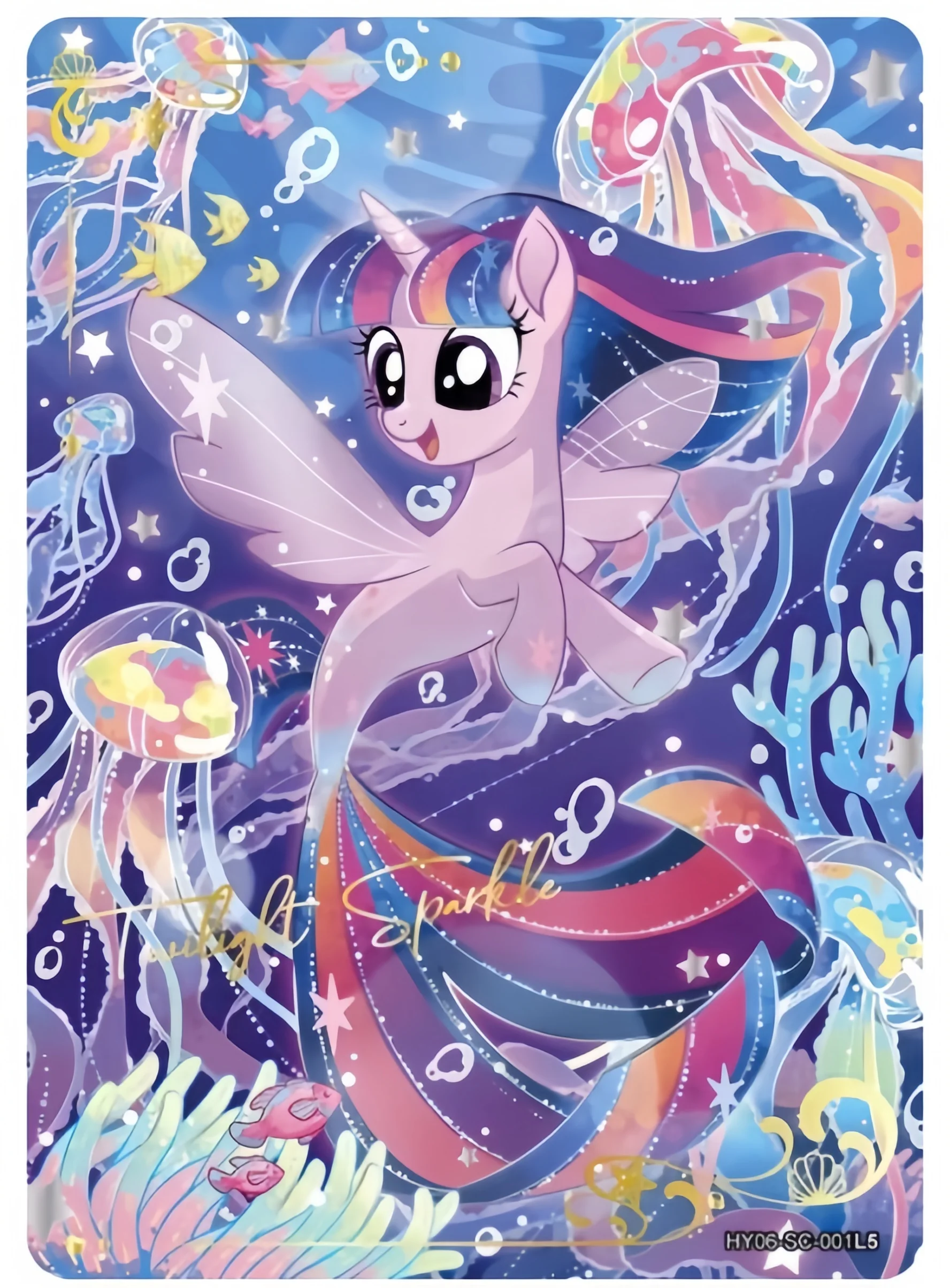 KAYOU Genuine My Little Pony Moon Pack 6 Series SC HR LSR SGR PTR SSR Card Anime Collectible Trading Card Children Toy Xmas