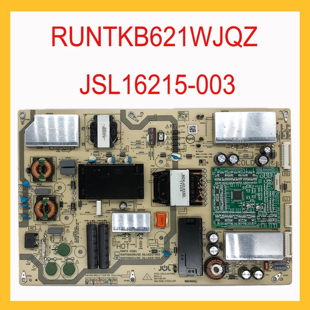 

RUNTKB621WJQZ JSL16215-003 Power Supply Board for TV LCD-60SU570A LCD-60MY5100A ... Plate Card Power Support Board RUNTK